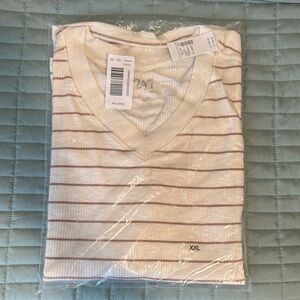 Women’s Maurice’s Striped V-Neck Long Sleeve XXL Top